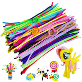Pipe Cleaners Art Crafts Chenille Stems 6mmx30cm for Christmas DIY Art Craft Projects Decoration Supplies, 200pcs